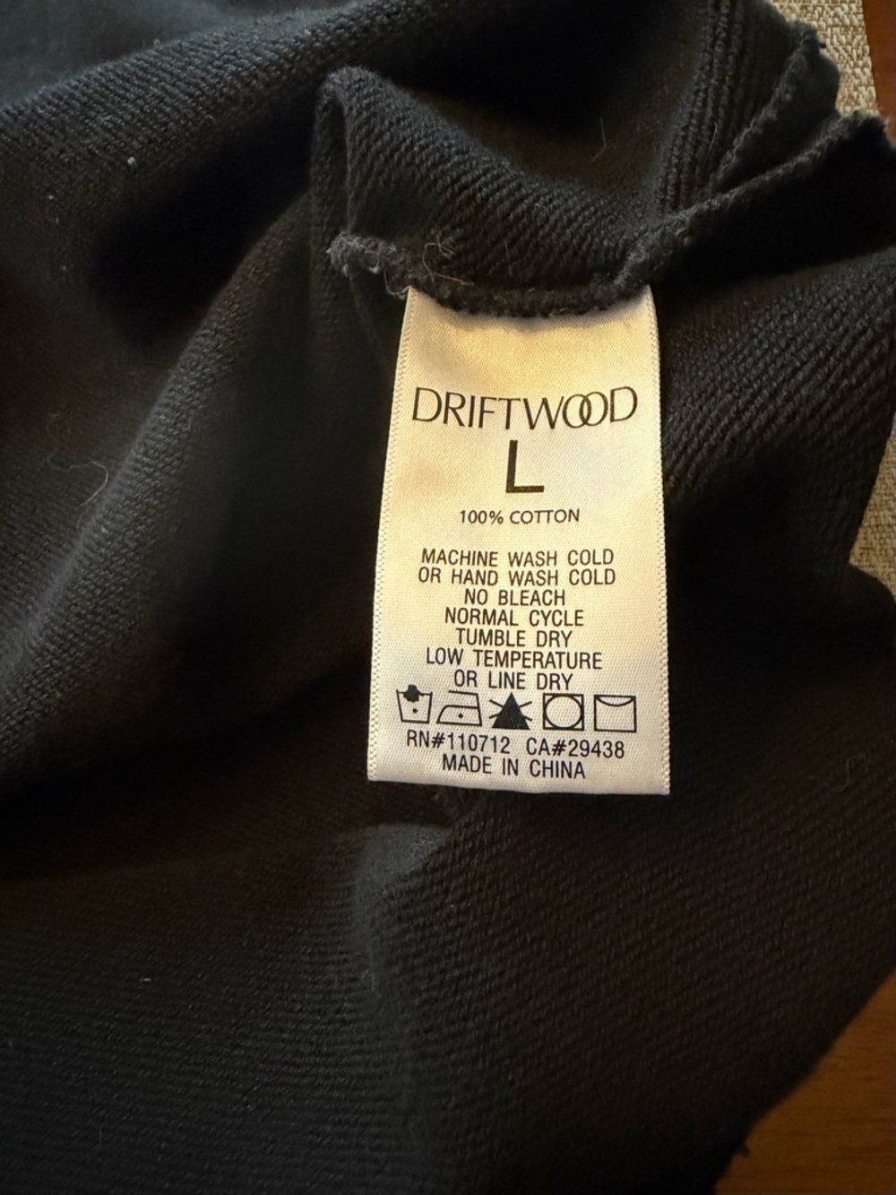 Driftwood embroidered sweatshirt dress. - Picture 3 of 3